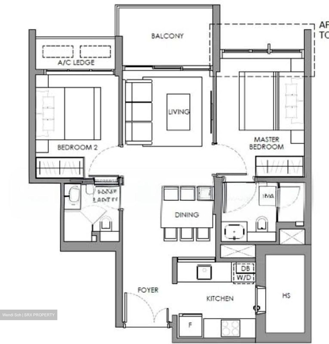 The Hillshore (D5), Condominium #556658571